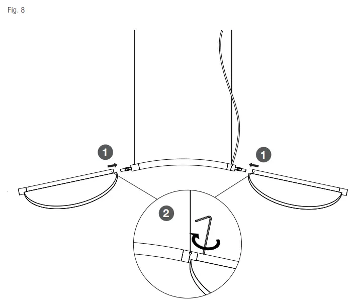FLOS Almendra Arch S2 Suspension Lamp - Fig. 8