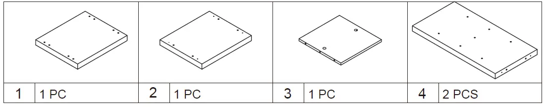 LIVING CO 9401063401376 Valencia 2 Cube Oak Look-fig-5