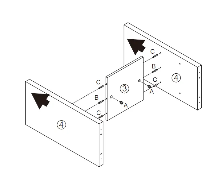LIVING CO 9401063401376 Valencia 2 Cube Oak Look-fig-6