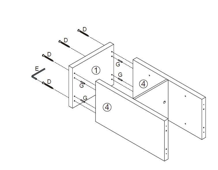 LIVING CO 9401063401376 Valencia 2 Cube Oak Look-fig-7
