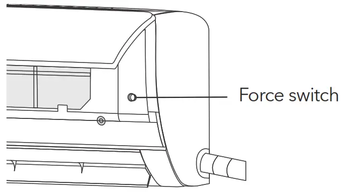 TESLA TGZUJ Series Multi Split Type Air Conditioner - Force switch