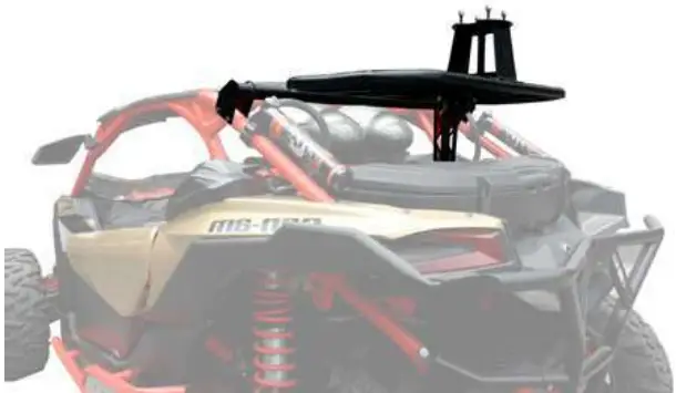 AFX MOTORSPORTS POR016 Pneumatic Spare Tire Carrier - Figure