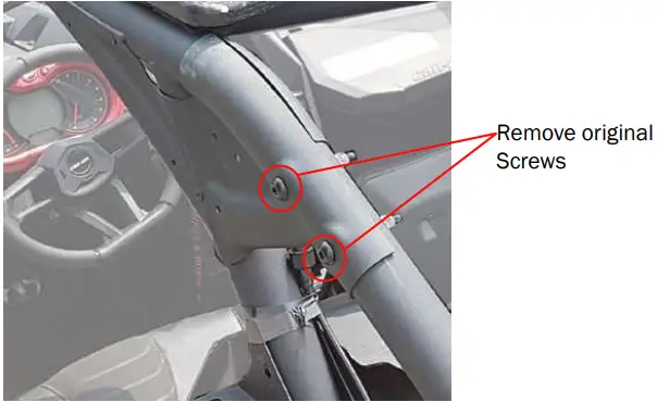 AFX MOTORSPORTS POR016 Pneumatic Spare Tire Carrier - Screws