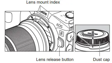 Canon RF-S 18-150mm F3.5-6.3 IS STM Lens -Attaching