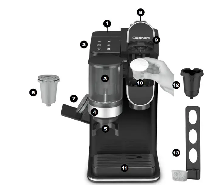 Cuisinart-DGB-2C-Series-Grind-and-Brew-Single-Serve-Coffeemaker-1