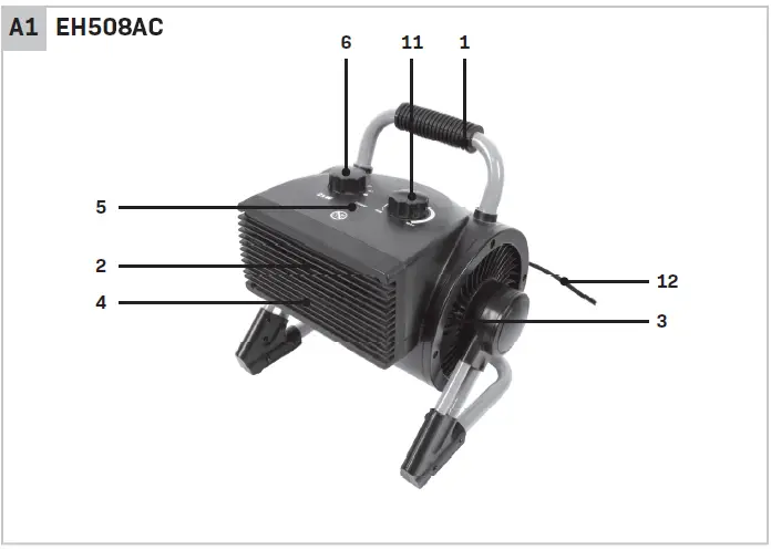 VONROC-EH509AC-Electric-PTC-Fan-Heater-FIG-1