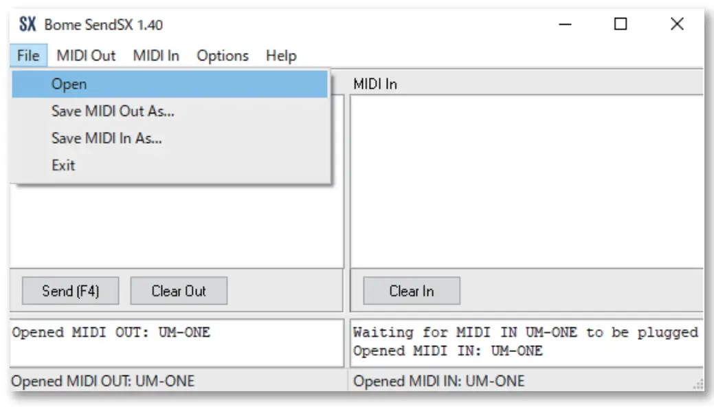 Selection of Update File