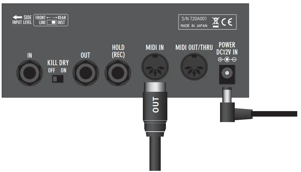 Connecting FLIGHT TIME and MIDI Interface