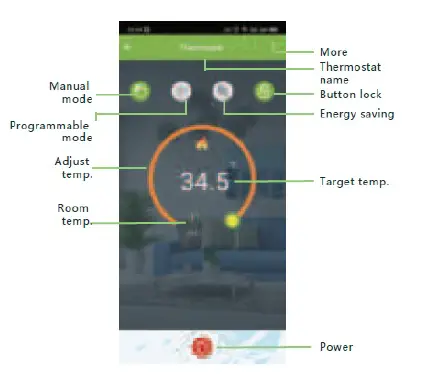 Becasmart- BHT-8000 RF-VS- wireless- rf- Thermostat - 16