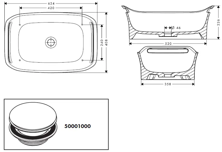 hansgrohe-11300000-Axor-Urquiola-20-1-2-Inch-Large-Vessel-Bathroom-Sink-FIG-5