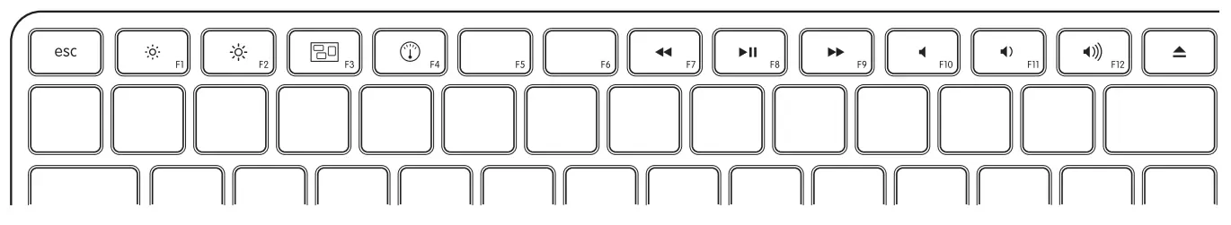 Apple Wireless Keyboard User - Using the Keys
