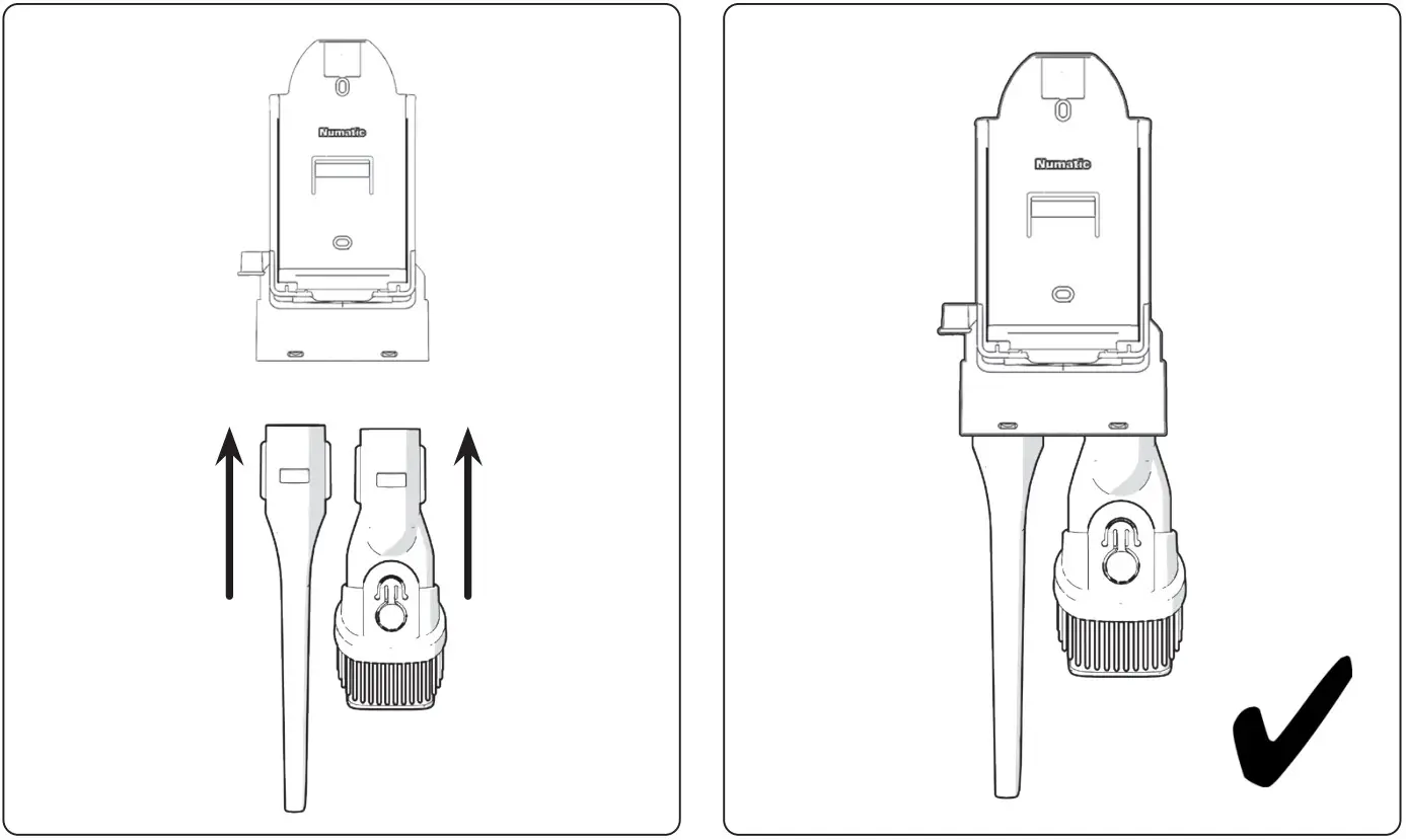 Numatic NQ100 Henry Stick Vacuum Cleaner - Accessory Storage