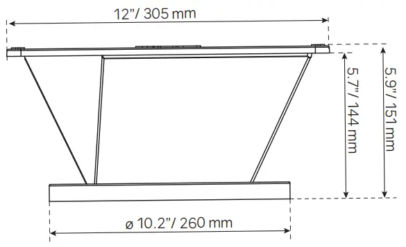 DS18 PRO 1 5KP10 8 10 Inch Competition Mid-Bass Woofer Loudspeaker - RECOMMENDED DIFFUSER