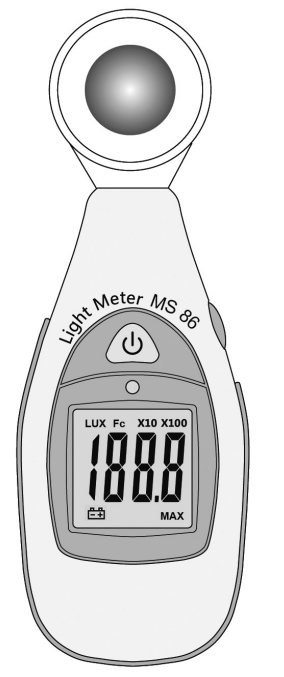 DOSTMANN 5020-0886 MS 86 Light Intensity Meter