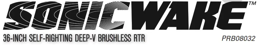 PROBOAT PRB08032 Sonicwake Self-Righting Deep-V Brushless RTR - logo 1