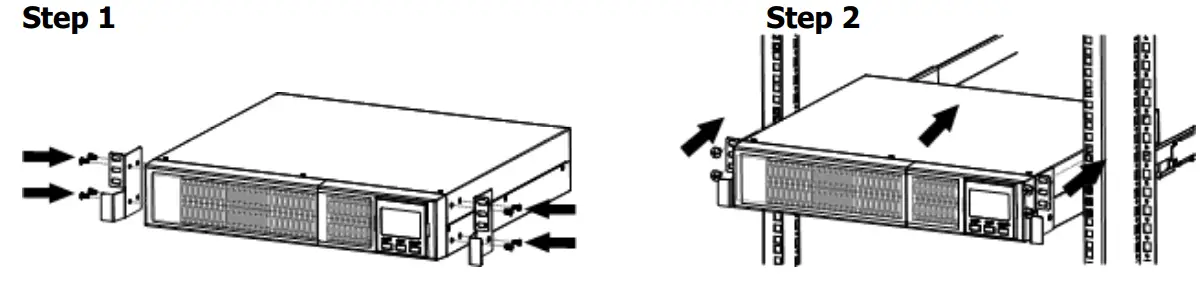 DITEK DTK-UPS1000R On Line Uninterruptible Power Supply - Rack-mount Installation