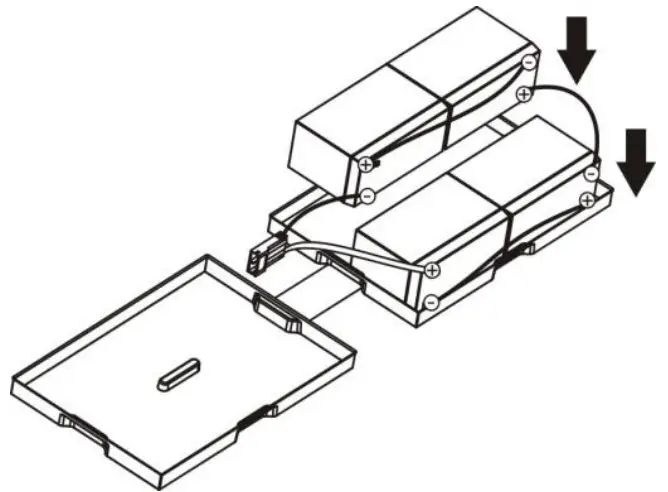 DITEK DTK-UPS1000R On Line Uninterruptible Power Supply - battery kit 11
