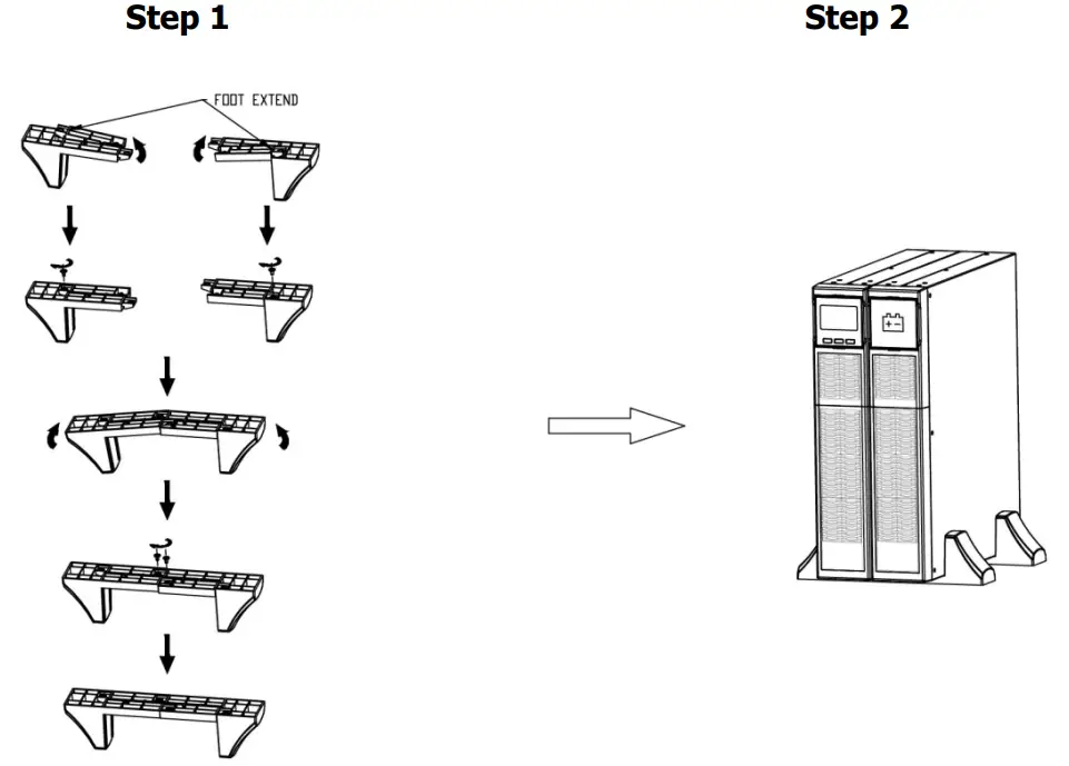 DITEK DTK-UPS1000R On Line Uninterruptible Power Supply - battery pack