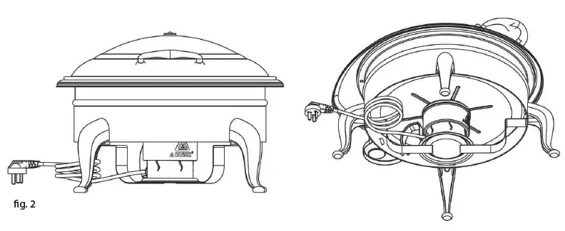 stalgast 430350 Chafer Heater 2