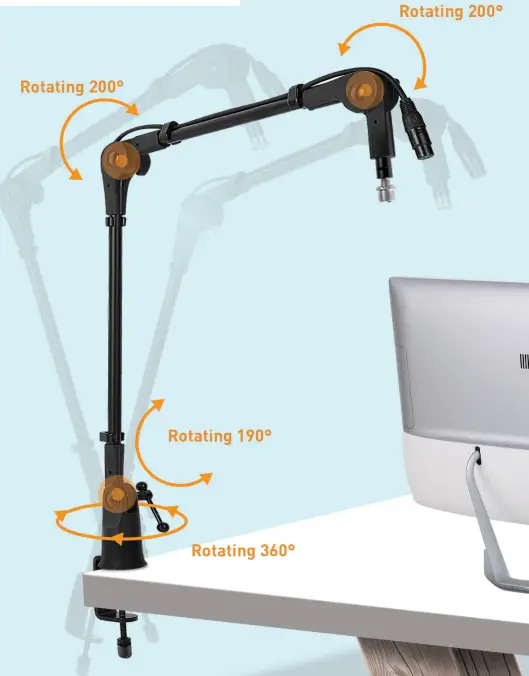 Soundking SD146 Microphone Cantilever Bracket - fig 4