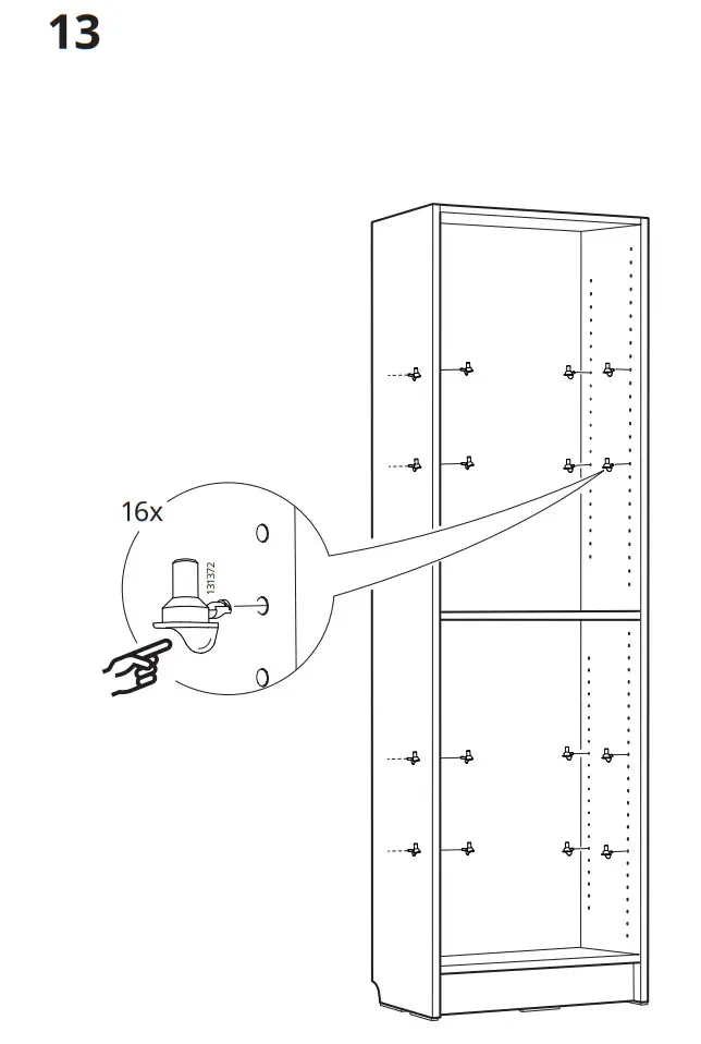 IKEA BILLY Bookcase Combination - parts 9