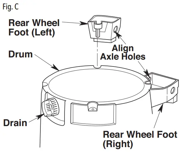 CRAFTSMAN MXEVBE176560 Heavy Duty Wet Dry Vacuum - Fig. C)