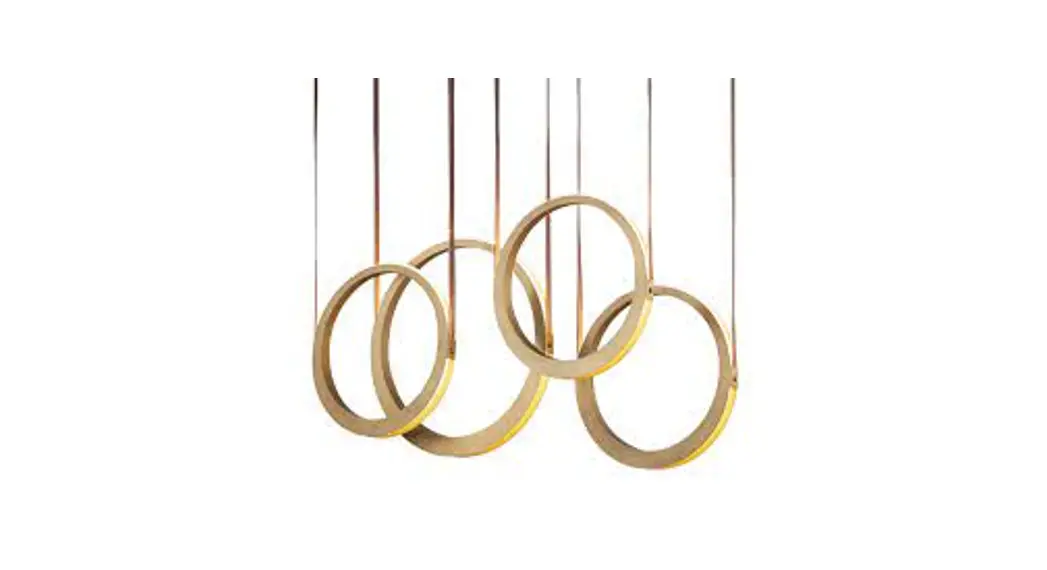 Et2 Contemporary Lighting E24084-nab Tether Led 4 Light Pendant User Guide