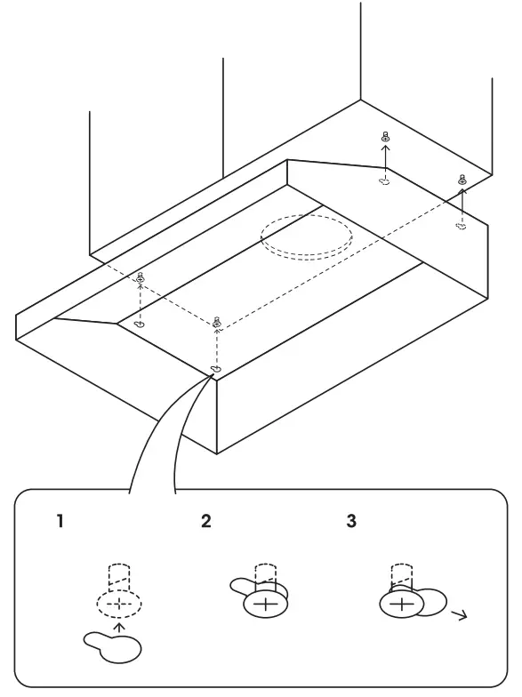 VESTA VRH-ARLINGTON-30SS Arlington 850CFM 30 Inch Stainless Steel Under Cabinet - Feed the wires1