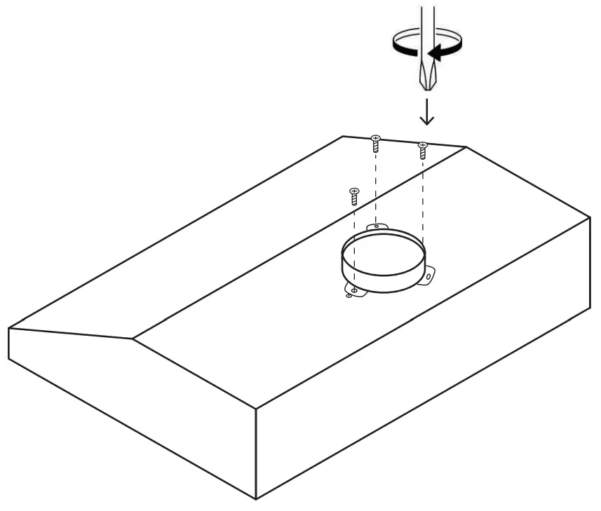VESTA VRH-ARLINGTON-30SS Arlington 850CFM 30 Inch Stainless Steel Under Cabinet - Round Vent Adapter