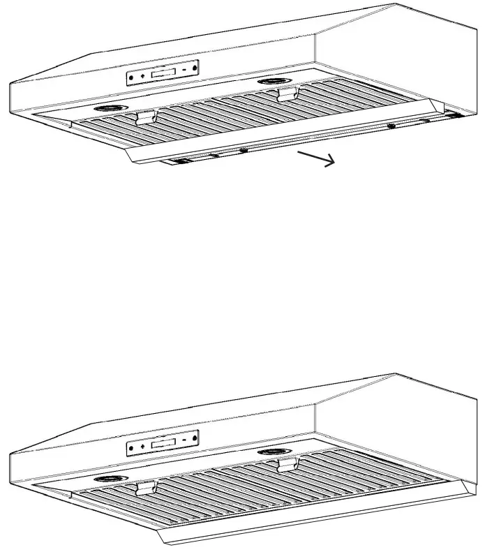 VESTA VRH-ARLINGTON-30SS Arlington 850CFM 30 Inch Stainless Steel Under Cabinet - Secure with3
