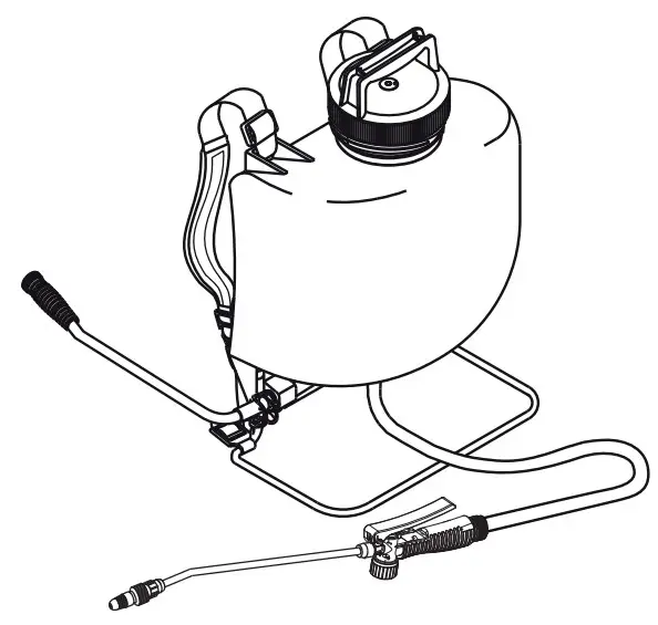 ECHO MS-4010BPD 4 Gallon Backpack Manual Sprayer -