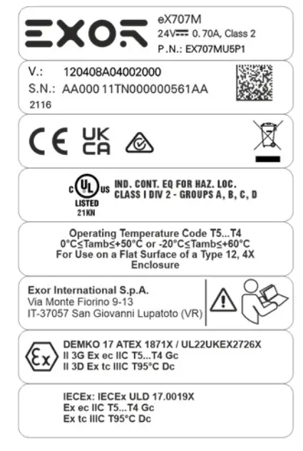 EXOR eX7xxM Powerful Multi Purpose HMIs - fig 9