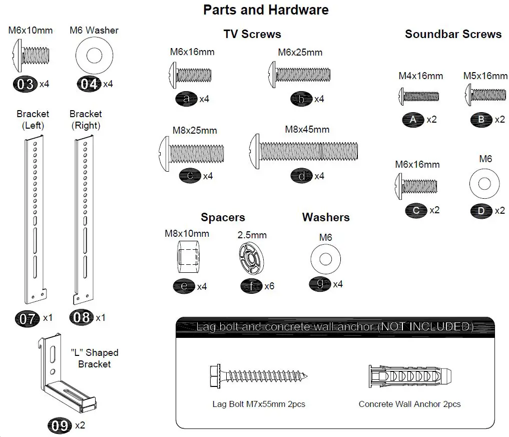 Mounting-Dream-MD5425-Soundbar-Mount-Sound-Bar-TV-Bracket-fig-4