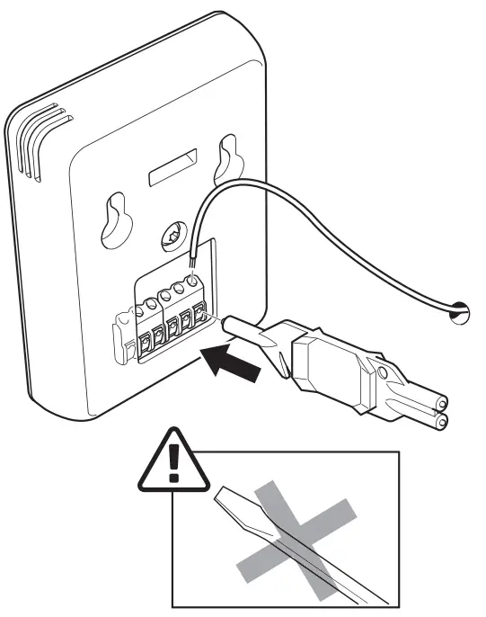 NIBE RMU S40 Room Thermostat - REAR PANEL