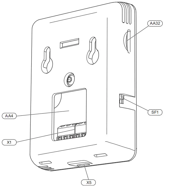 NIBE RMU S40 Room Thermostat - Room unit design
