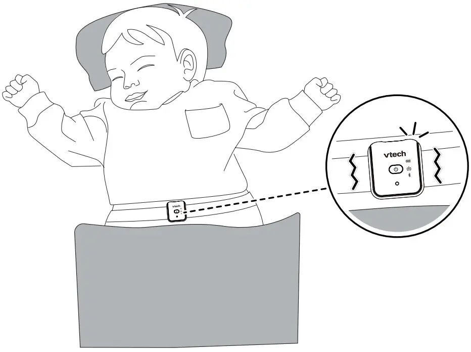 vtech VC2810 Breathing Sensor Tag - First Alert