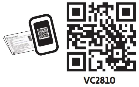 vtech VC2810 Breathing Sensor Tag - QR Code 4