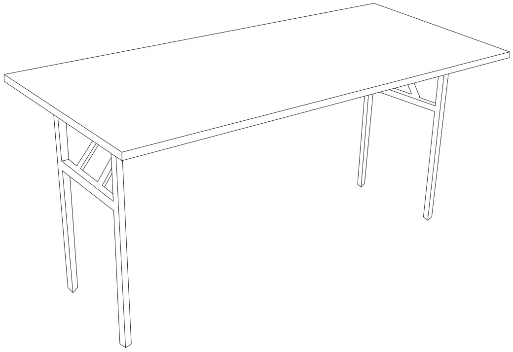 Sonic Steel Frame Folding Table