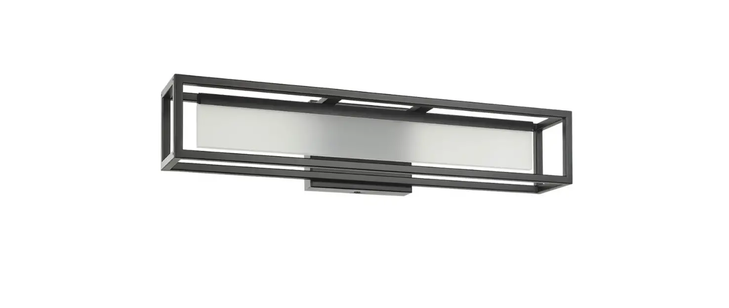 Eglo 205622a Gualajo 1 Light 24 Inch Matte Black Bath Vanity Wall Light Instruction Manual