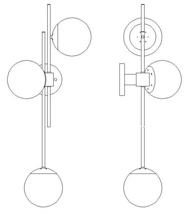LNC FZMI2YHD13409B6 Modern Gold Bathroom Vanity Light