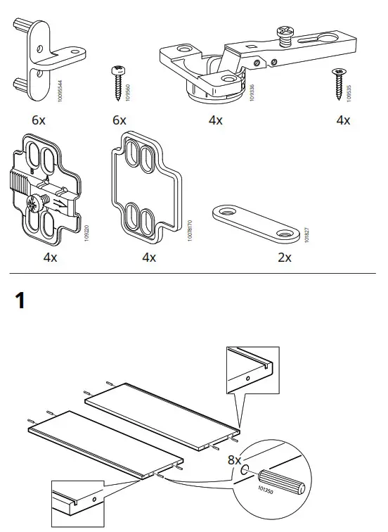 IKEA IVAR 80x50x83 cm Cabinet - FIG 1