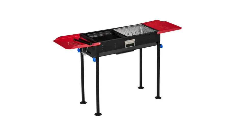 Outsunny 846-076 Portable Charcoal Grill Bbq Instruction Manual