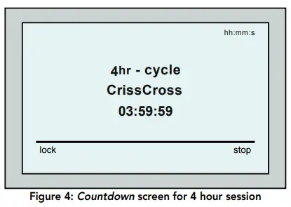 Starting a cleaning session