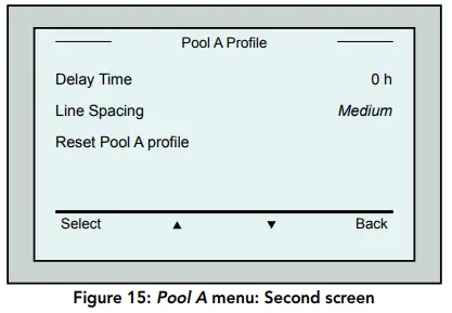 Manual procedure for configuring pool profiles