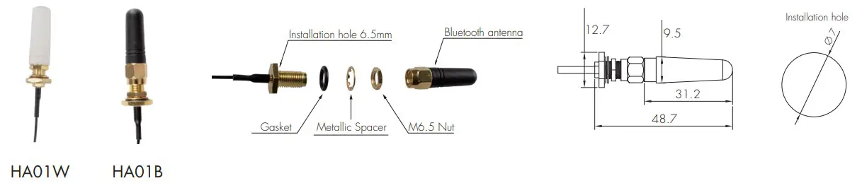 HYTRONIK HC038V-BT Motion Sensor - Dimensions 22