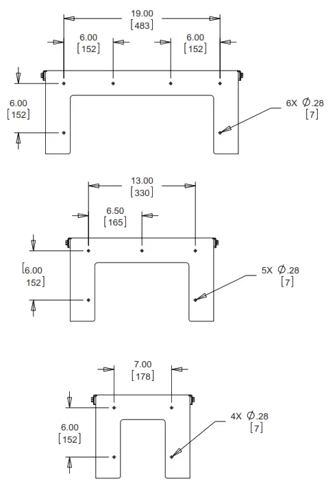 nVent AA35SHLF2424 Folding Shelf - FIG3