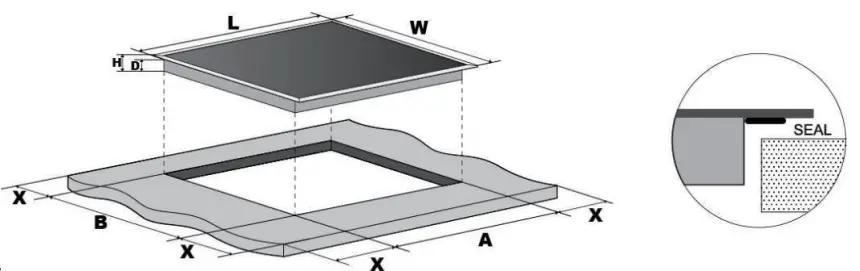 amzchef YL IF7226S 2B2B3B2B2B Induction Hob - fig8