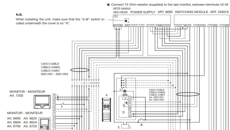 VIMAR 5590 303 Video Intercom System - Product Overview 1