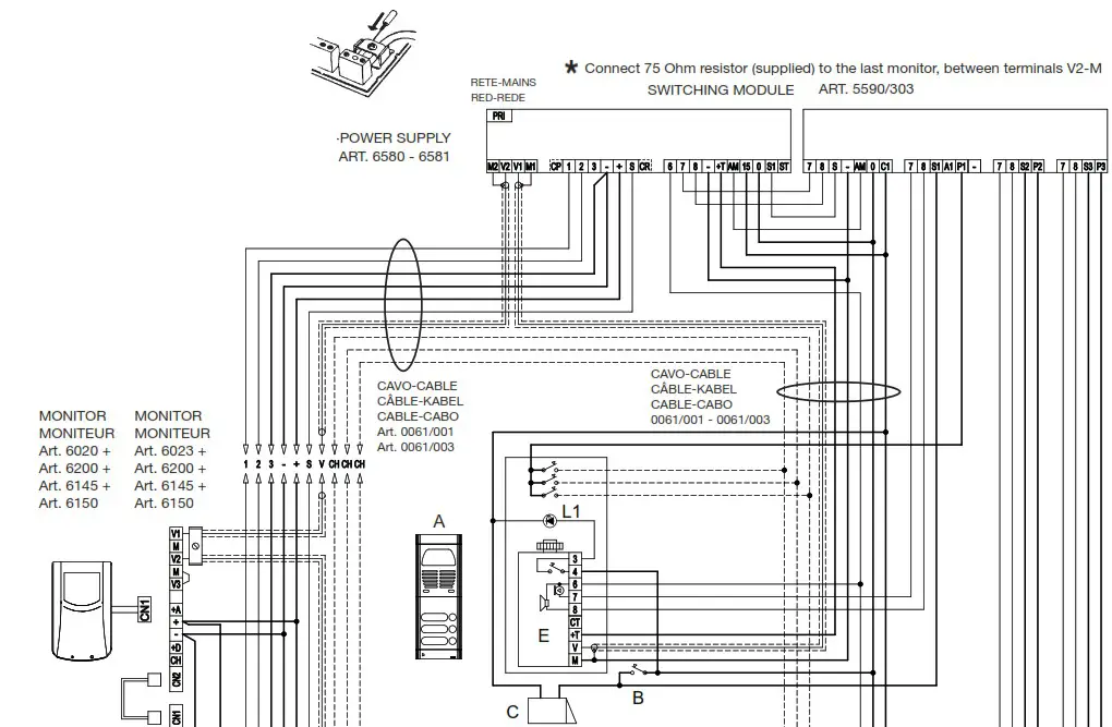 VIMAR 5590 303 Video Intercom System - Product Overview 3