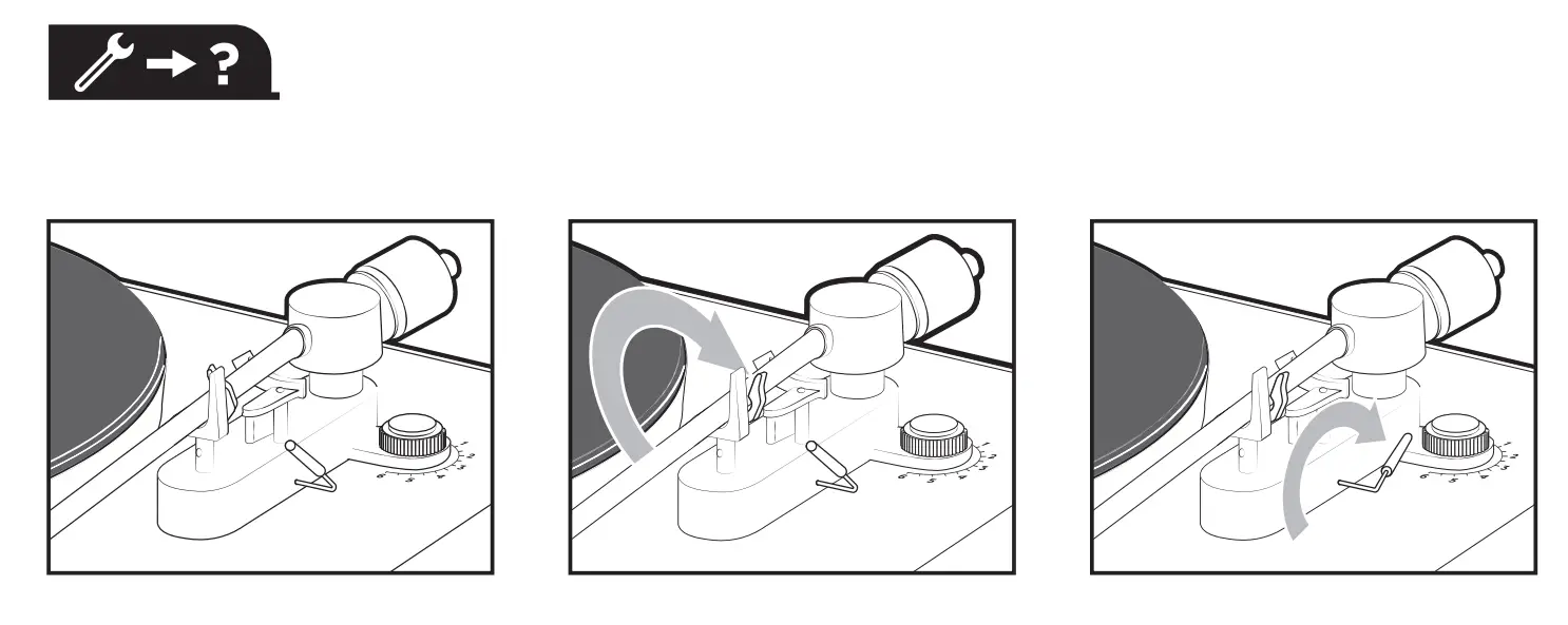 Secure And Release The Tonearm
